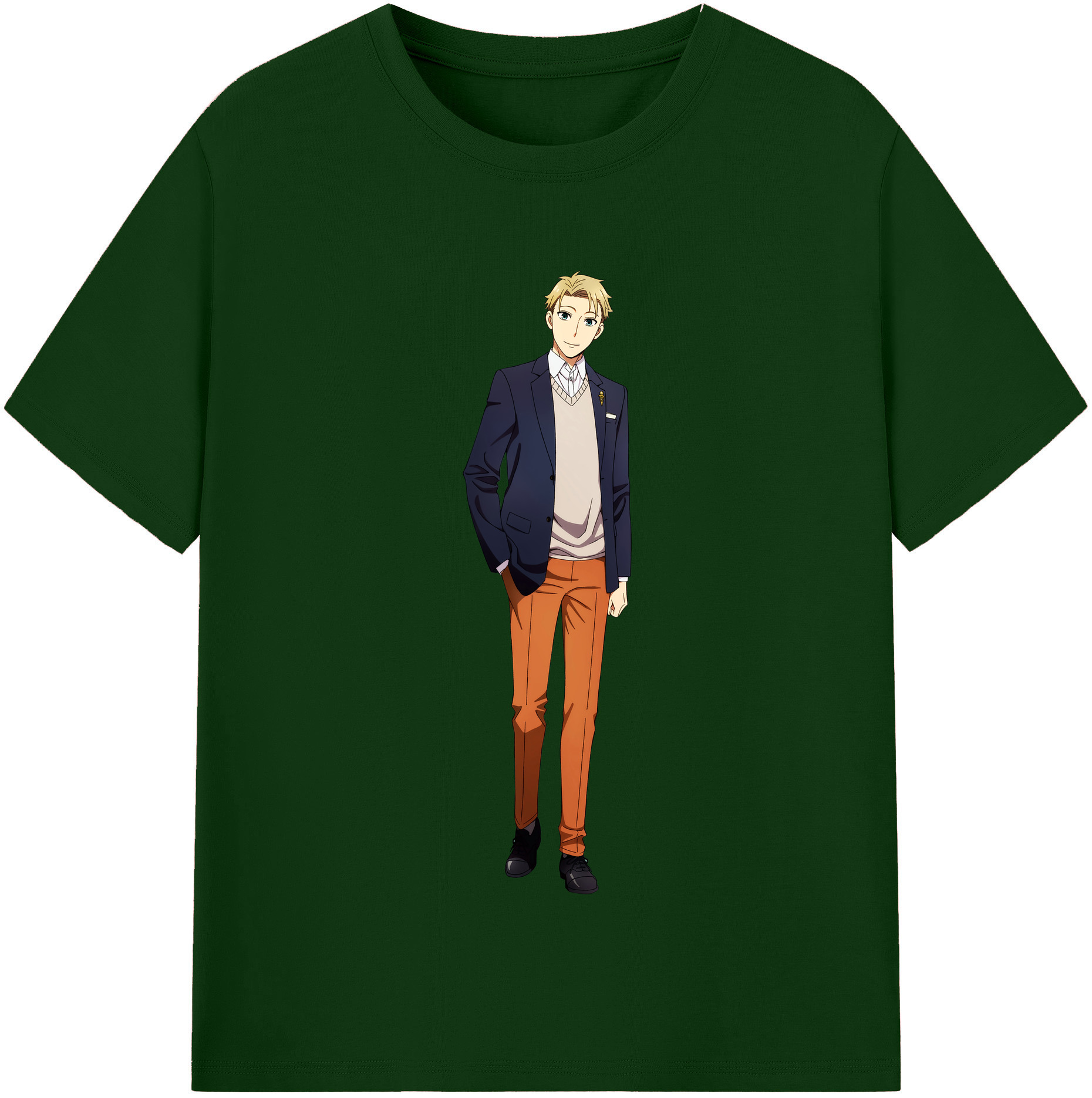（画像用） SPY×FAMILY间谍家家酒 綿100％半袖Tシャツ（フロントプリント）